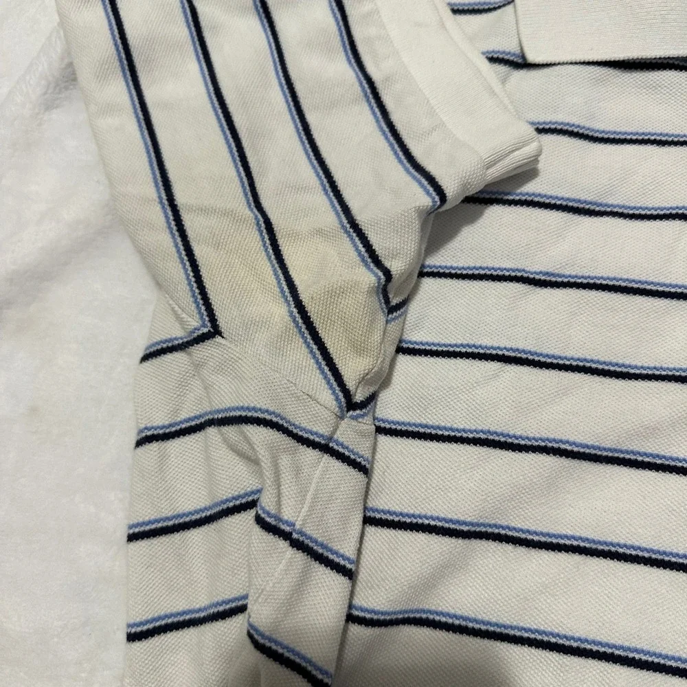 Polo Ralph Lauren polo Shirt Blue white Striped Size XL